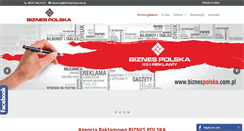 Desktop Screenshot of biznespolska.com.pl
